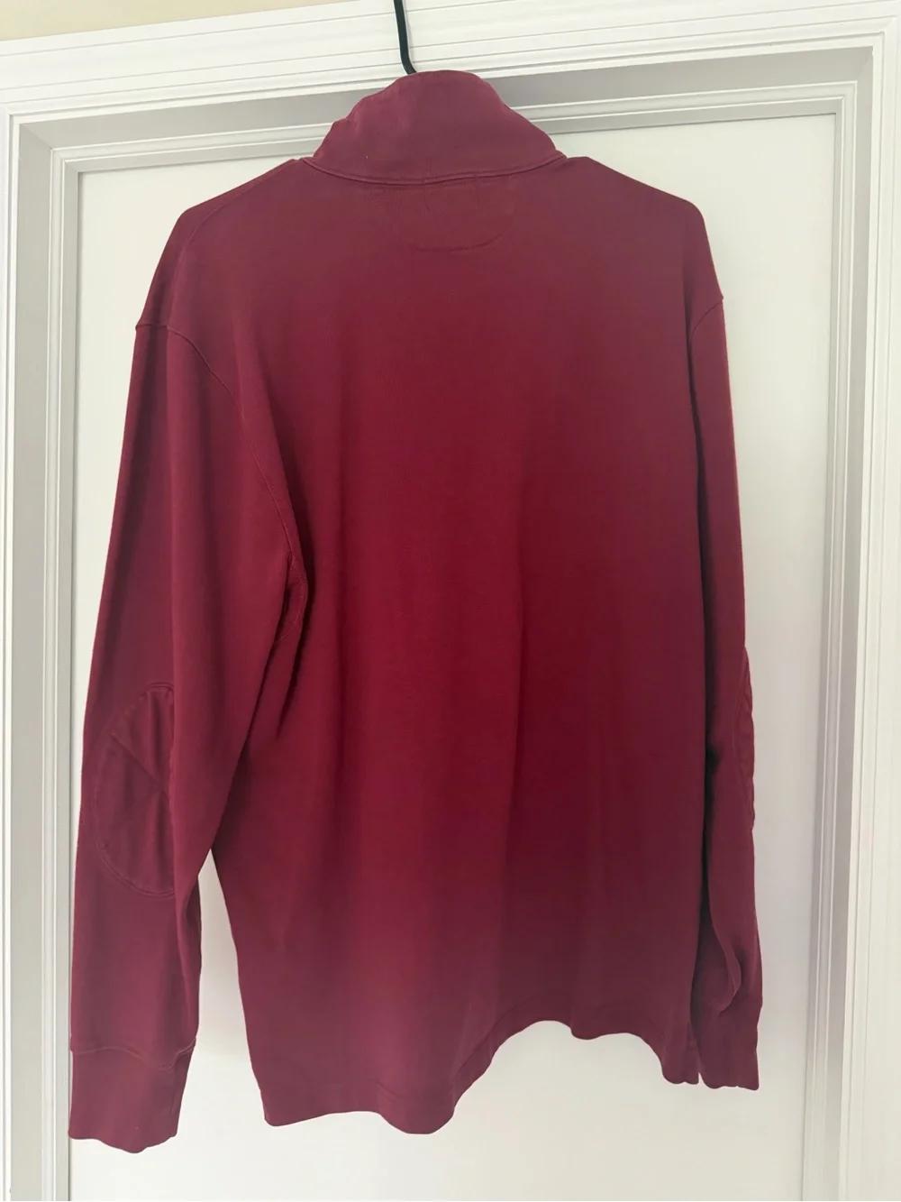 J. Crew Men’s Burgundy Half-Zip Pullover